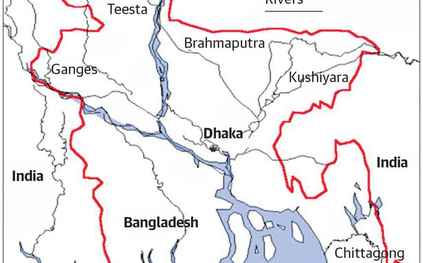 Why is the Kushiyara river treaty between India and Bangladesh important?